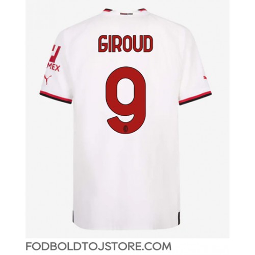 AC Milan Olivier Giroud #9 Udebanetrøje 2022-23 Kortærmet